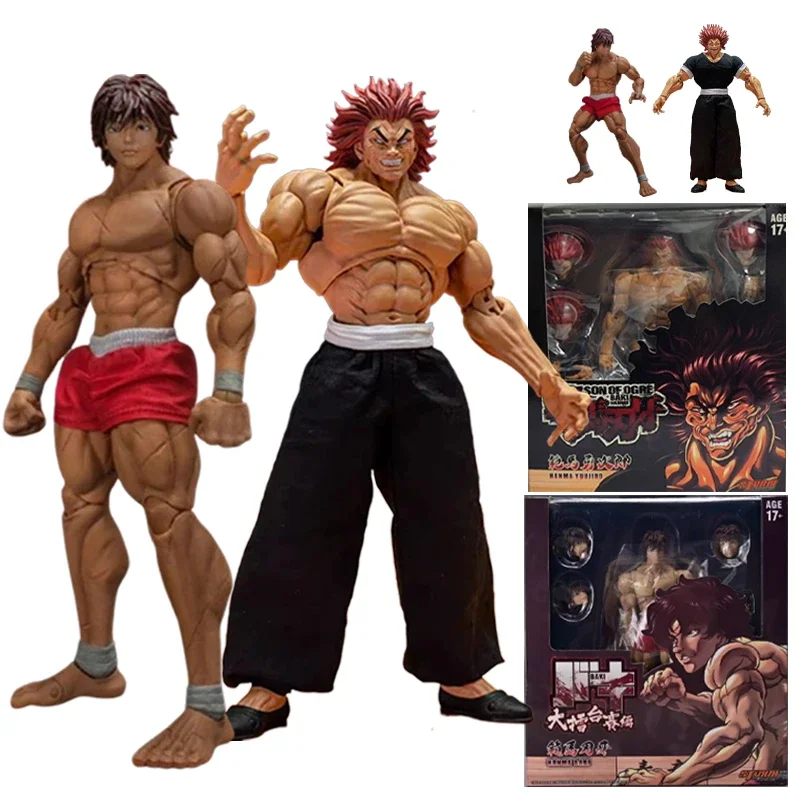 

Storm Toys St 1/12 Hanma Yujiro Baki Hanma Фигурка KO ST Storm Toys Son Of Ogre Baki Hanma Модель игрушки Мальчики Подарки на день рождения