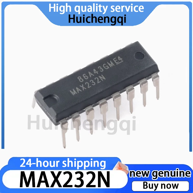 5PCS Original Genuine MAX232N Direct Insertion DIP-16 EIA-232 Driver/receiver IC Chip