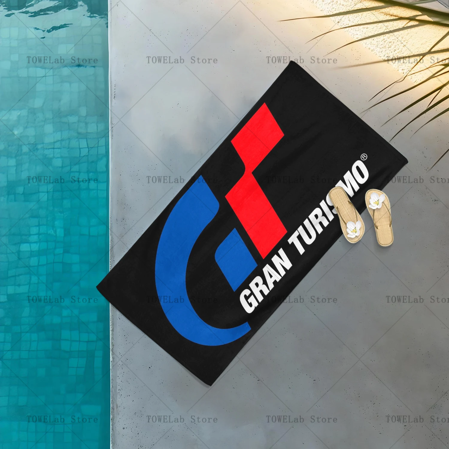 75X150CM Car G-Gran-Turismo Beach Towels,Quick Dry Towel,Multi-use Towel for Swimming Gym Camping Outdoor Travel Sport Towel