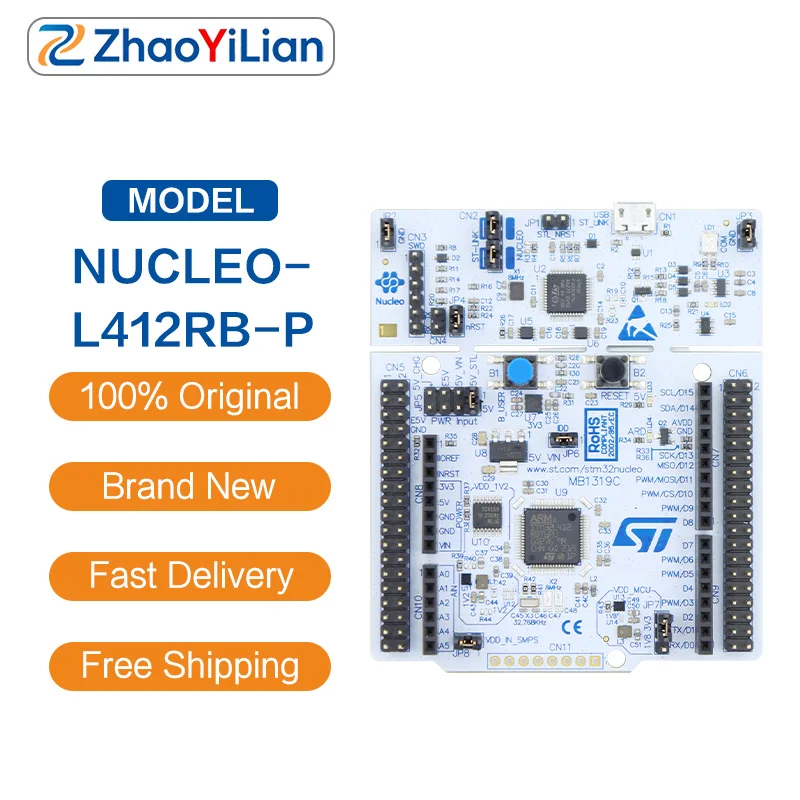 For NUCLEO-L412RB-P STM32 NUCLEO Board Supports Arduino Expansion For Sensor Application Research