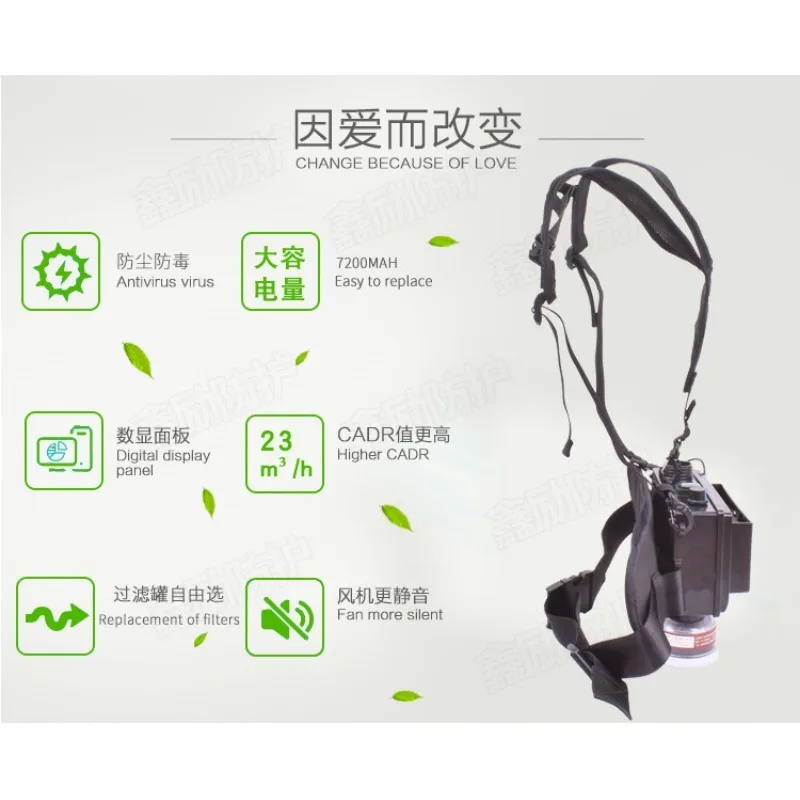 Air supply type dust spraying special electric air supply respirator