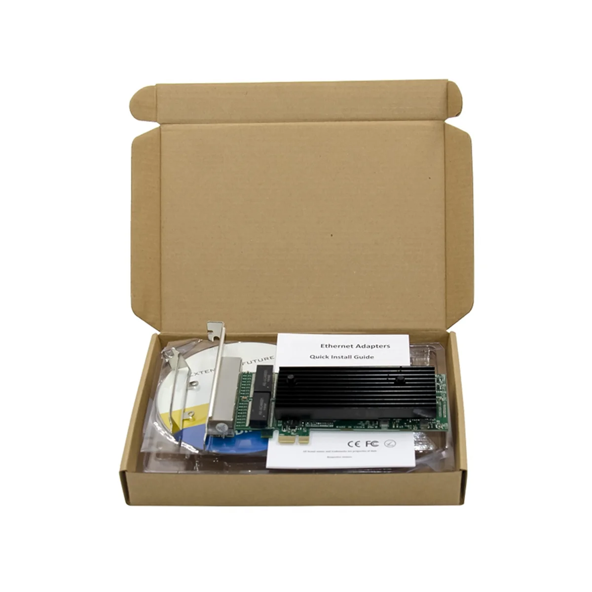 

PCI-E Quad-Port RJ45 Server 1X PCIe X1 82576 Chip 10/100/1000Mbps Lan Four Port Server Gigabit Network Card