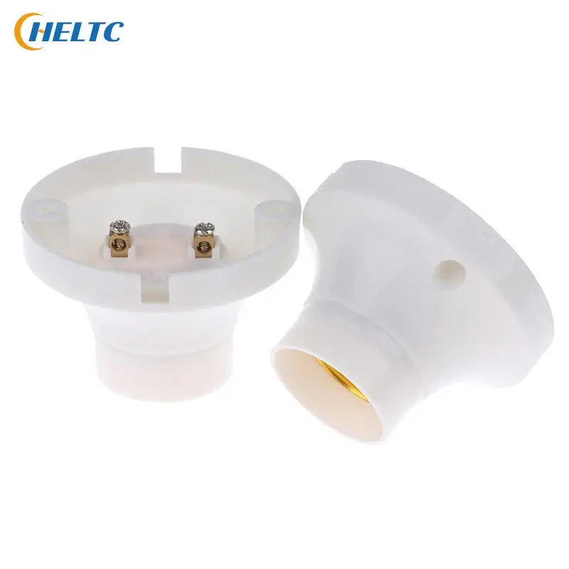 E14 E27 Socket E14 Lamp Holder E27 Bulb Base Adapter E14 Cartridge Mount LED Light Round Lamp Screw Cap Fitting E27 Socket