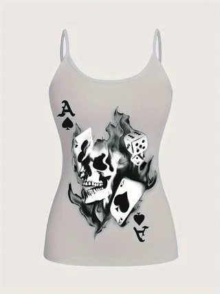 3 camisolas elegantes con tirantes finos, chaleco de punto sin mangas