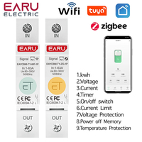1P TUYA APP Zigbee WIFI Smart Energy Power Consumption kWh Meter Circuit Breaker Time Relay Switch Voltage Protection