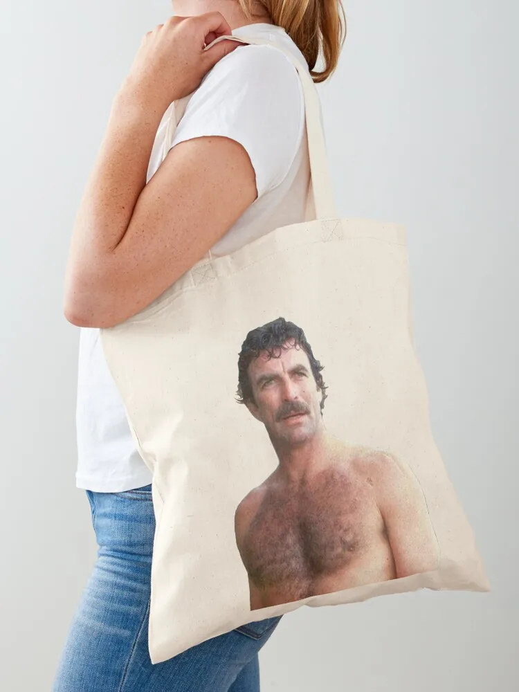 Tom Selleck Tote Bag Reusable bags Beach bag Women's shopping bag Gift bags