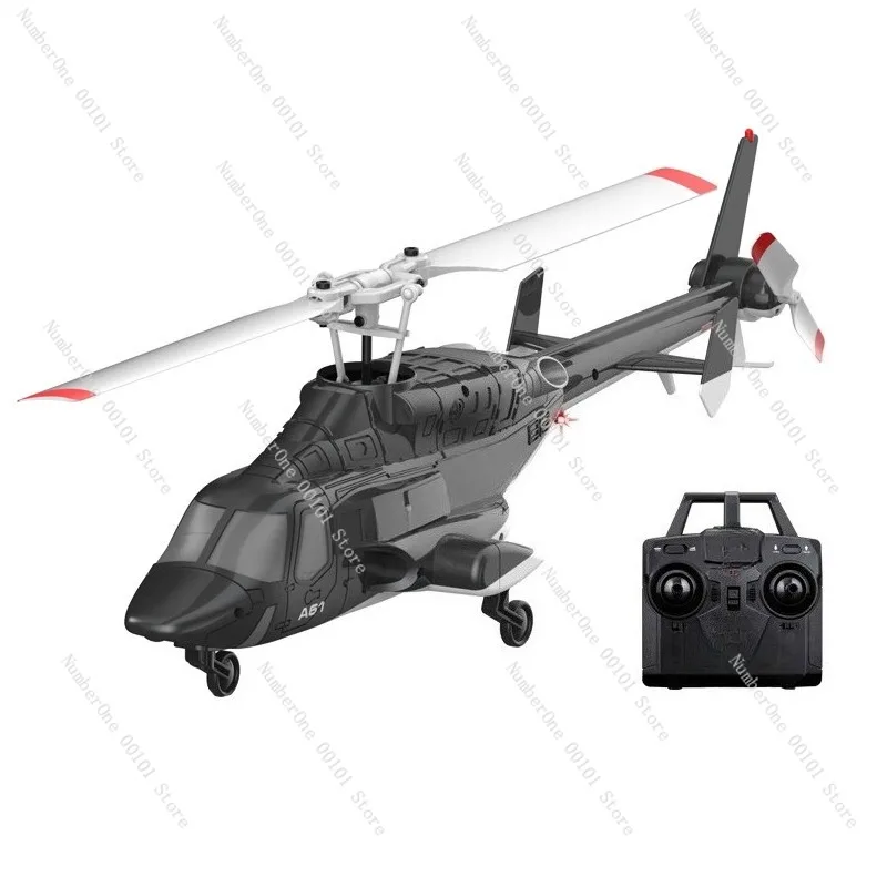 Remote-Controlled Helicopter Little Wolf, Fixed-Height Four-Channel Brushless Model Aircraft, Realistic Helicopter Simulation