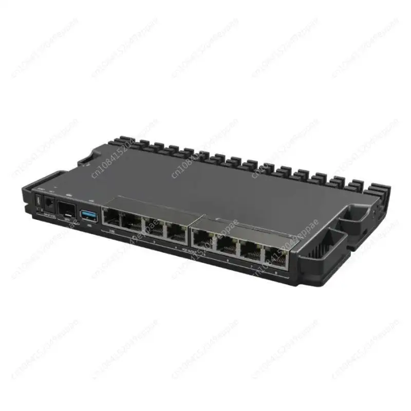 RB5009UPr+S+IN RB5009 router with PoE-in and PoE-out on all ports, small and medium ISPs. 2.5/10 Gigabit Ethernet SFP+