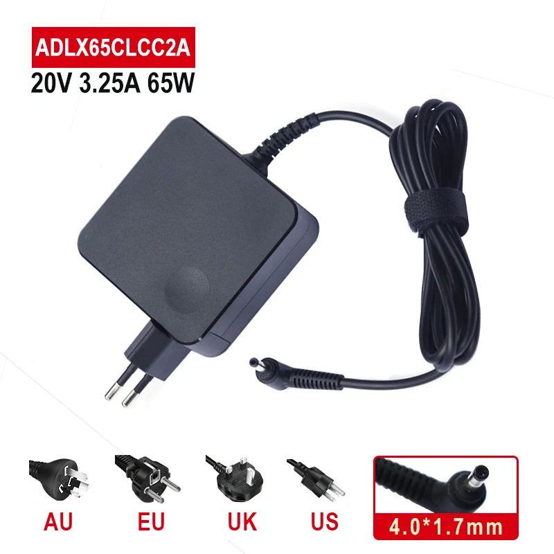 

20V 3.25A 65W Laptop Ac Adapter Charger For Lenovo Ideapad 310-151SK 510-151SK ADLX65CLCC2A ADLX65CLGE2A Charger 4.0 x 1.7MM