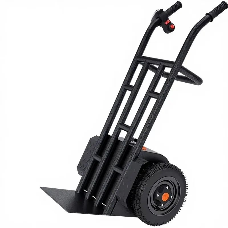 Electric Trolley Tiger Cart Hill Climbing Truck Construction Sand Gravel Loading Hand Truck Heavy Duty Power Wheelbarrow