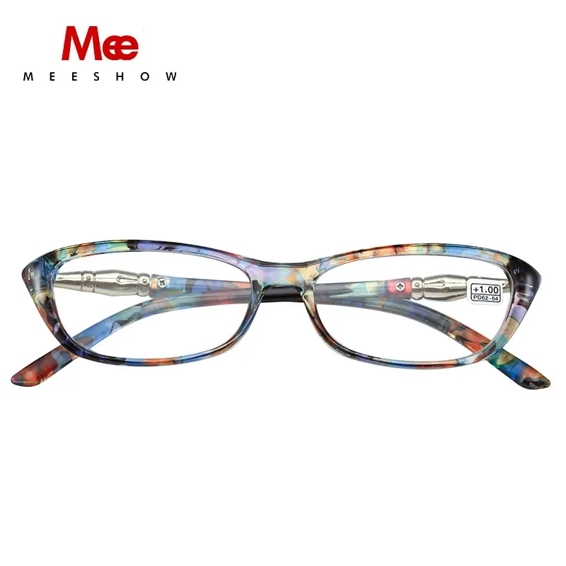Messhow Reading Glasses Women\'s Glasses Metal Vintage Eyeglasses Cat Eye Bio Based Gafas De Lectura Presbyopia +1.75 1679