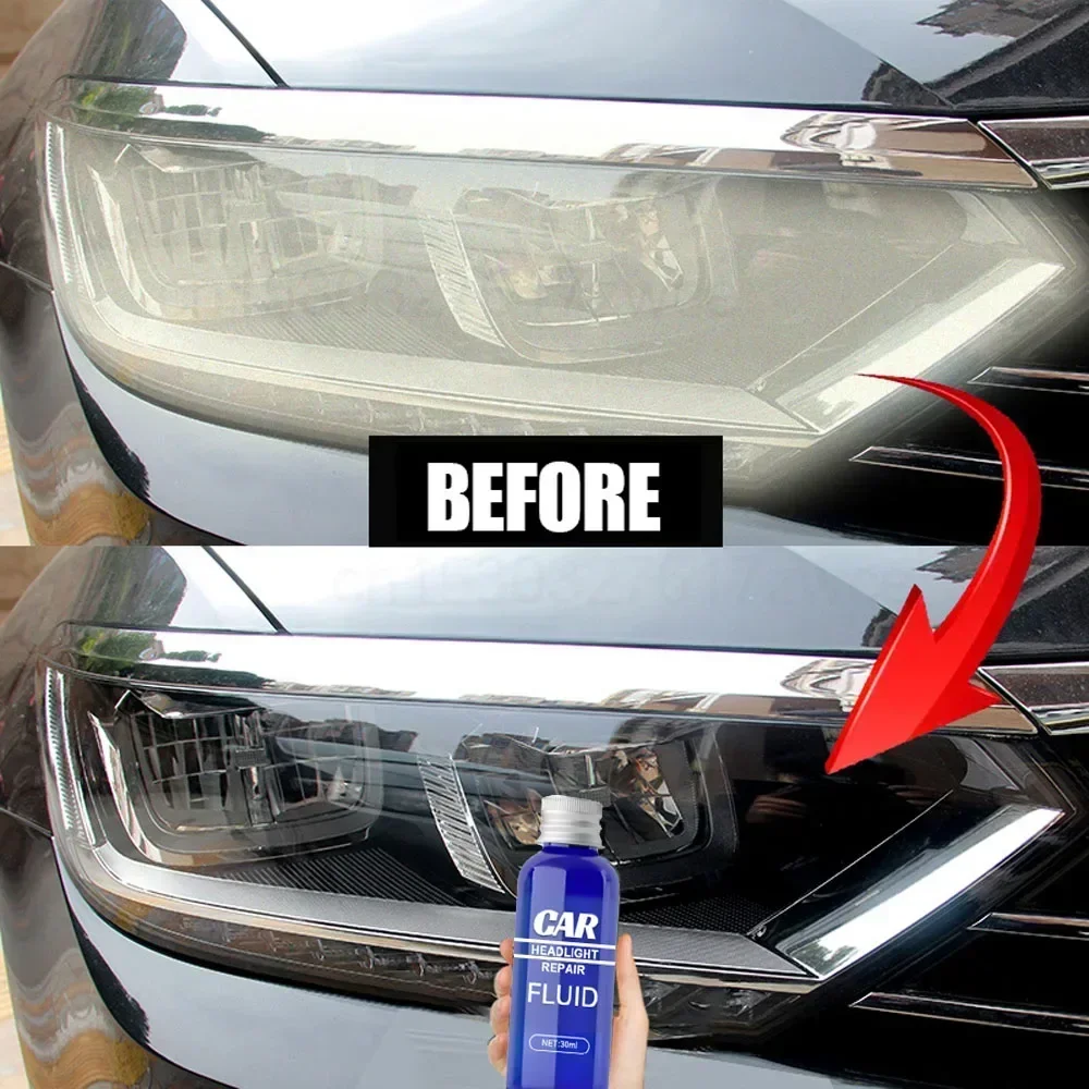 Auto Headlight Restoration Remove Yellow Oxidize Paste Polymer For Headlamps Repair Polish Kit  Light Protective Tool