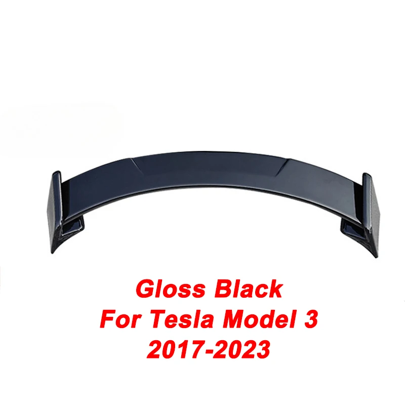 Voor Tesla Model 3 2017-2024 CMST Stijl Achterbagage Deksel Hoge Spoiler Auto Sport Glanzend Zwart Extern Model 3 accessoires