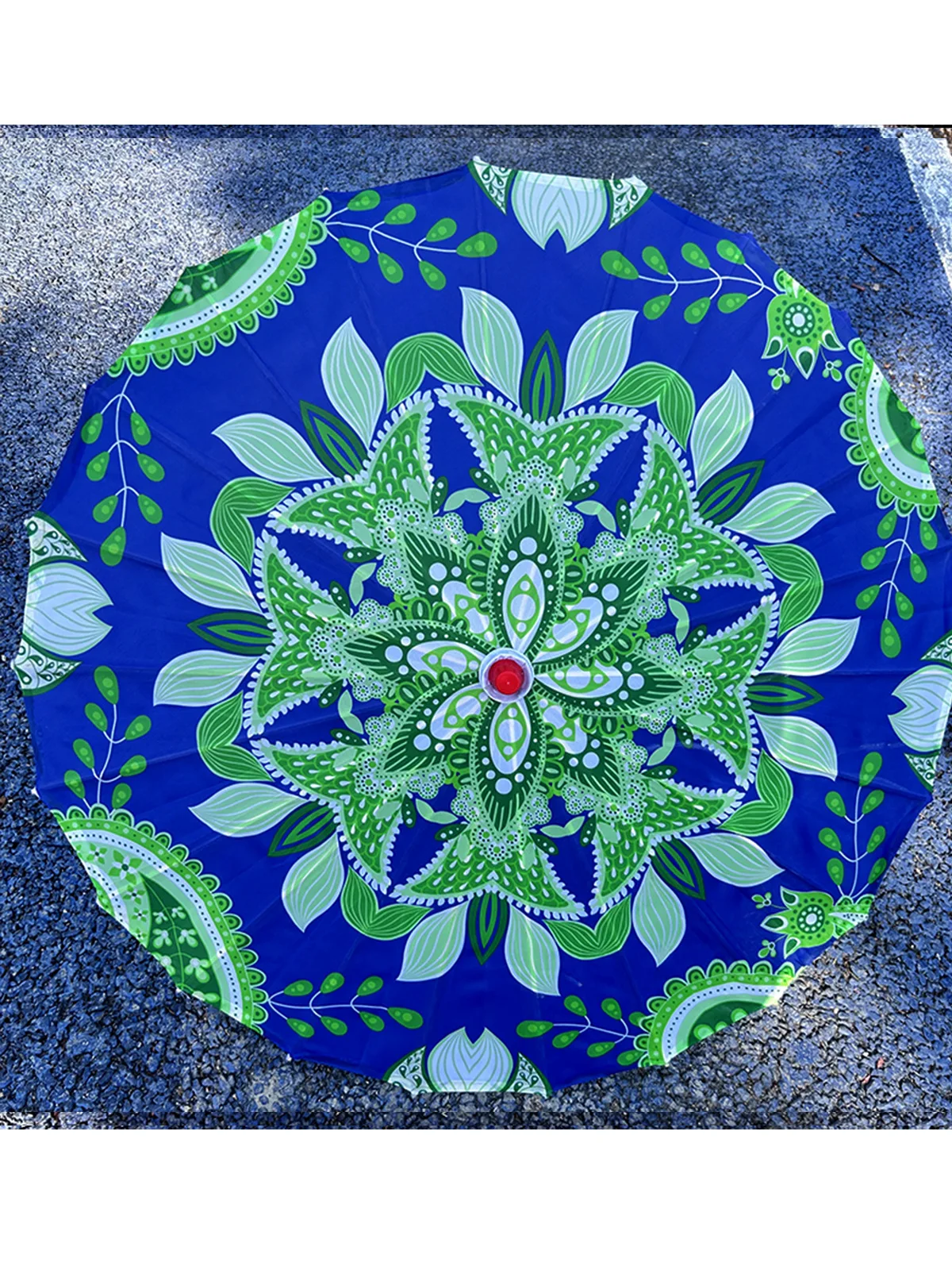 Thailand  Silk Oil Paper Waterproof Beach Umbrella Hotel Ceiling Decor Umbrella Classical Chinese Craft Dance Umbrella Parasol