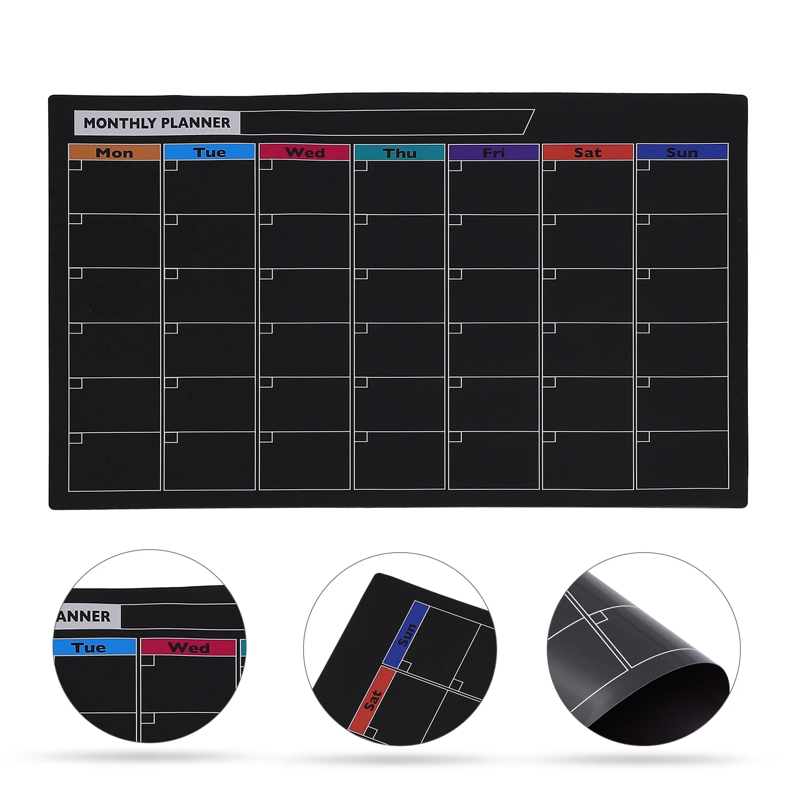 

Магнитная доска для плана, стираемый ежемесячный планировщик, практичный многоразовый доска для заметок, холодильник, доска для расписания, магнитный ежемесячный стол для плана