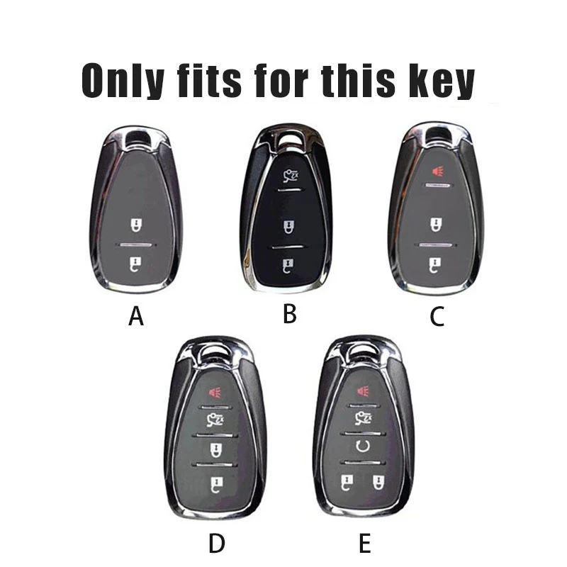 TPU Car Key Case Covers For Chevrolet Malibu Blazer Traverse Seeker Onix Equino Volt Bolt Trax Orlando Cruze Spark Sonic Camaro