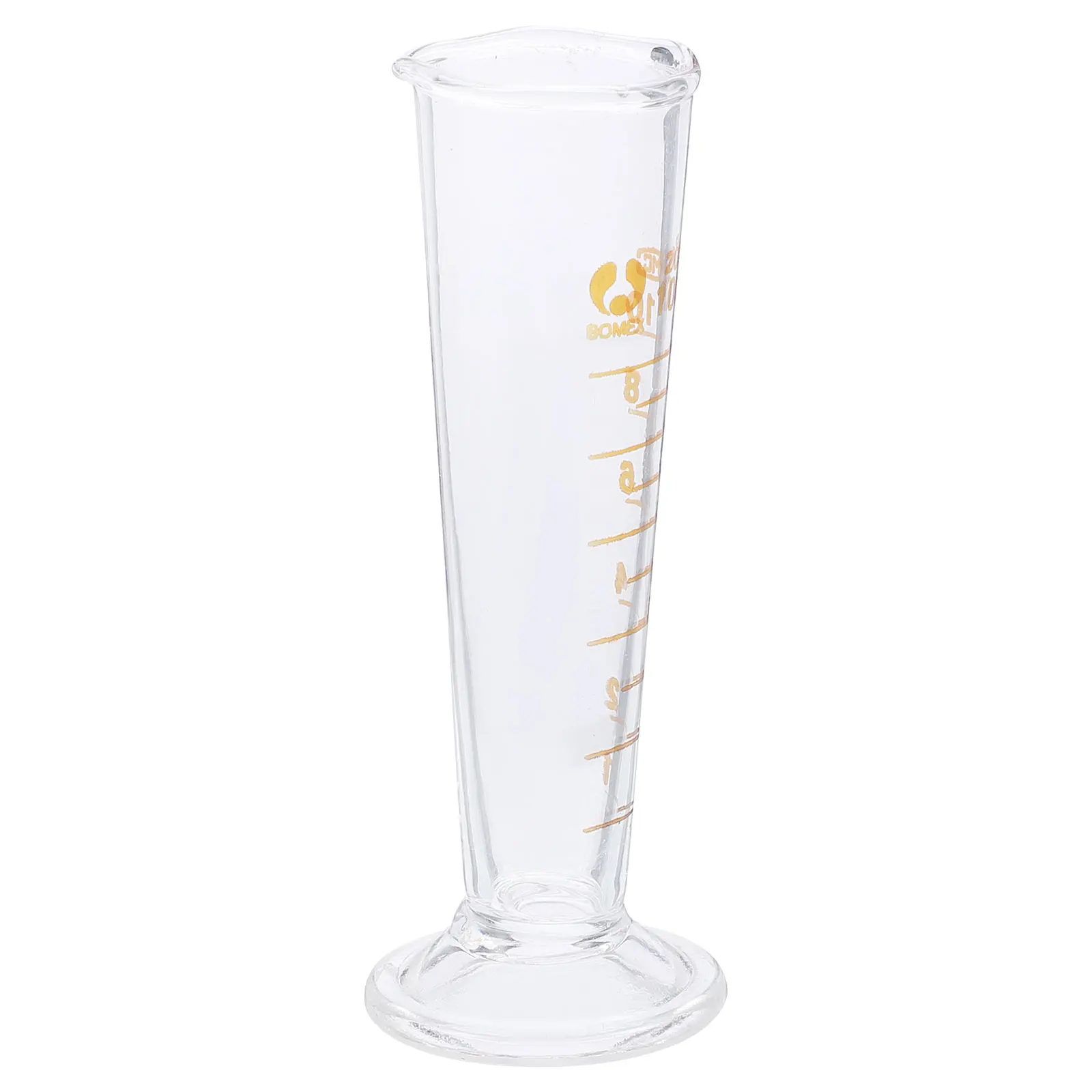 

Laboratory Measuring Cup Triangular Small Beaker Cups Medicine Tool Equipment Mini with Cover Graduated Cylinders