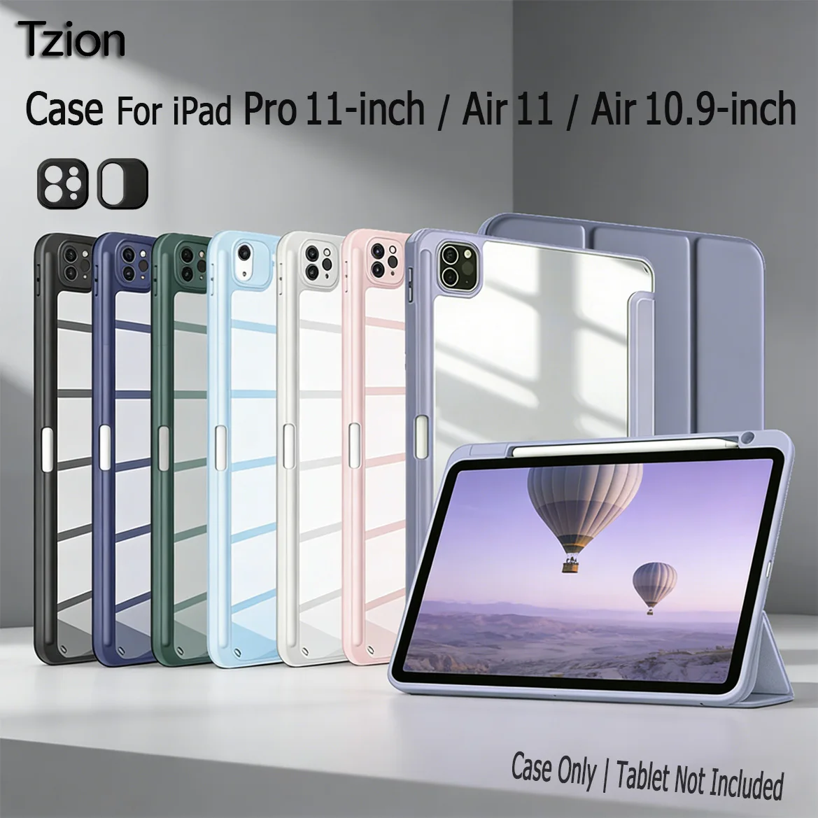 

For iPad Air 4th/5th10.9 8th/7th/6th Generation 11-inch (2026/2025/2024),iPad Pro 11 2020/2021/2022, Magnetic Flip Smart Cover