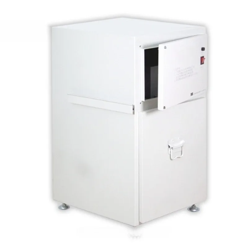 Ultra-silent small industrial leather embossing machine with powerful suction vacuum cleaner