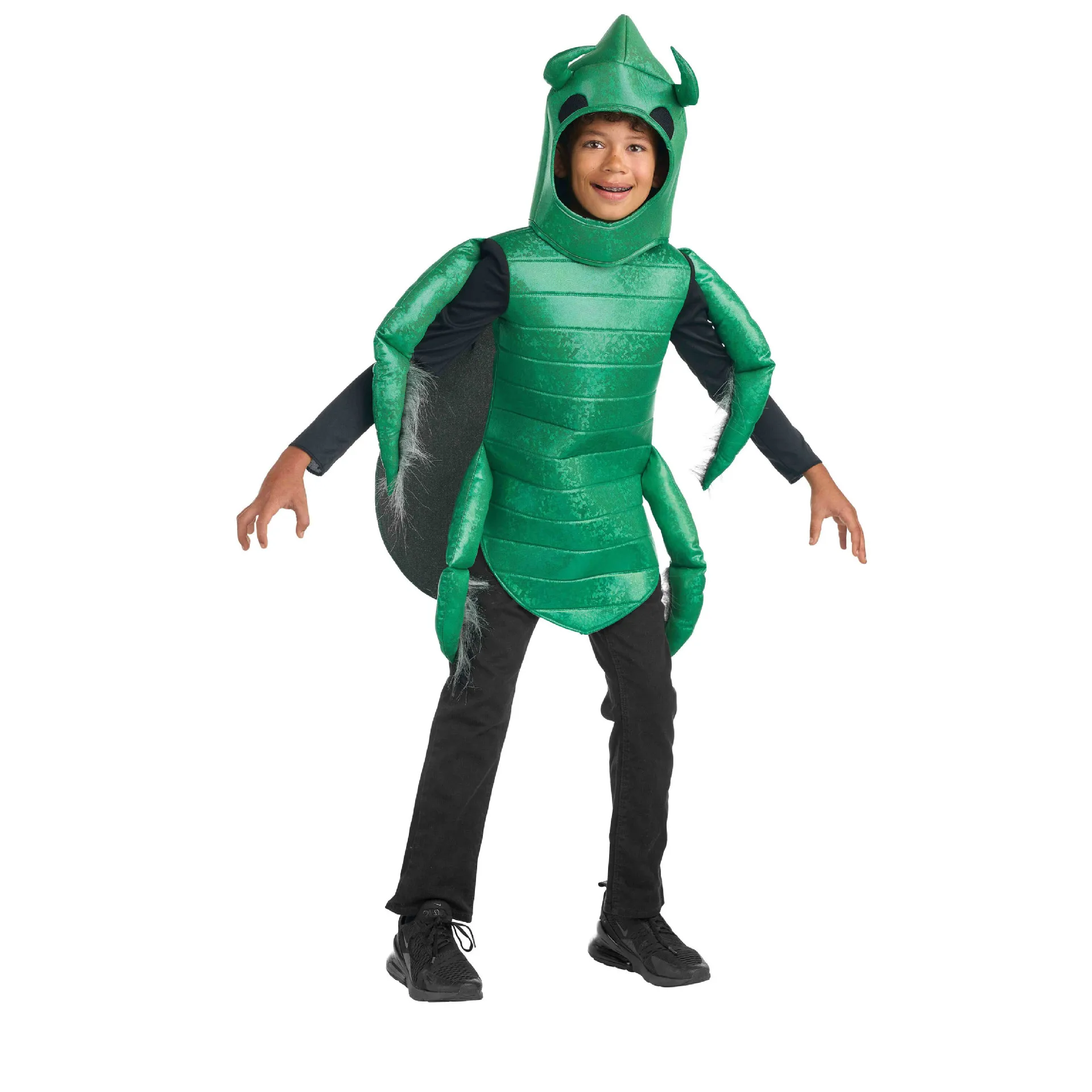 Unisex Boys Cute Insect Halloween Costume Girls Green Beetle Costume For Child