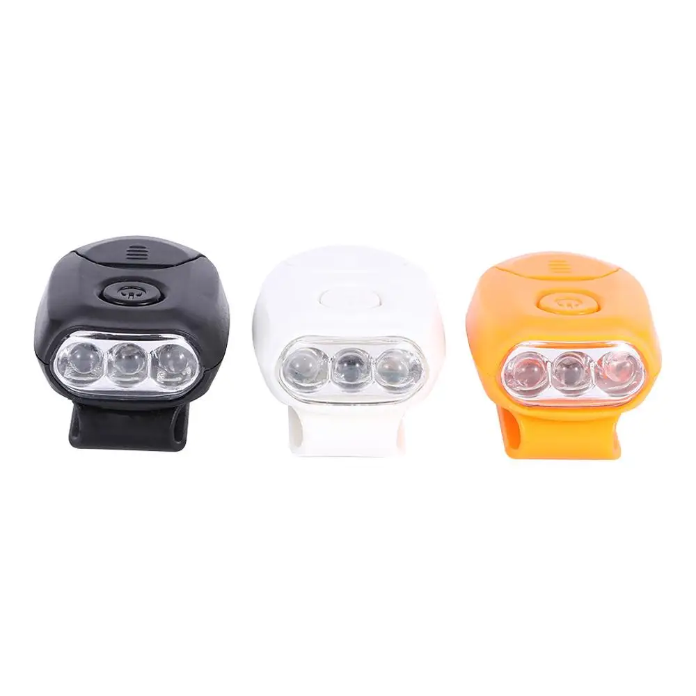 Practical Rotatable Bright 3 LED Clip-on Cap Lamp Hat Lamp Headlamp Clip-On Caplight