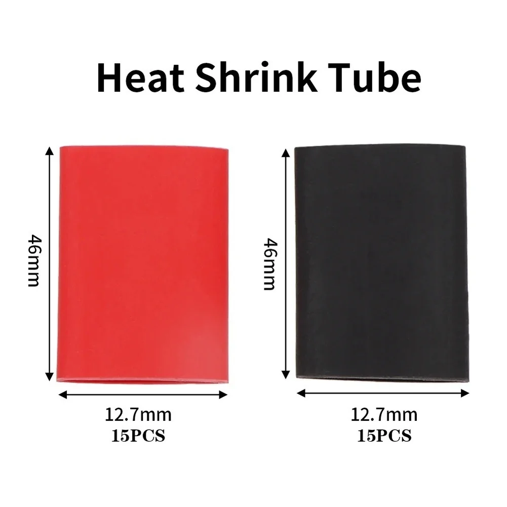Copper Nose Terminal Kit 60PCS Including Heat Shrink Tubes for For AMERICAN Standard Electrical Connections AWG 2 4 6