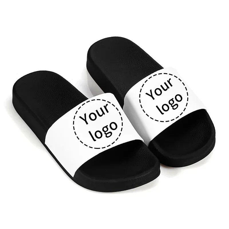 Custom Slippers Women Men Handmade DIY Shoes Indoor And Outdoor Custom Flip Flops view 3