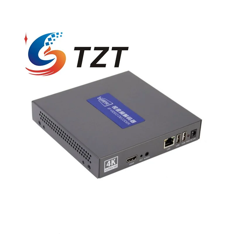 TZT X1 Monitor Video Decoder Network 4K HD Video Splitter Support 1024-Channel Input and 16 Split-screen Display