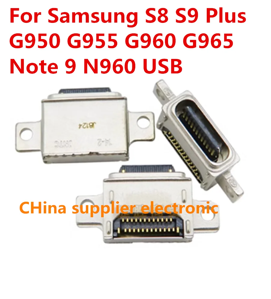 10pcs-100pcs For Samsung S8 S9 Plus G950 G955 G960 G965 Note 9 N960 USB Charging Port Connector Charge Jack Socket Plug Dock