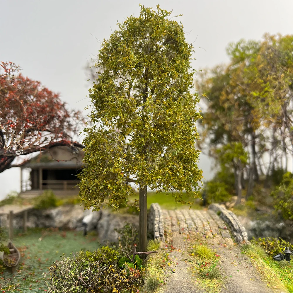 

2PCS Miniature Phoebe Tree Model | Realistic Diorama Scene Material for Railway Layout & Landscape Craft Decor