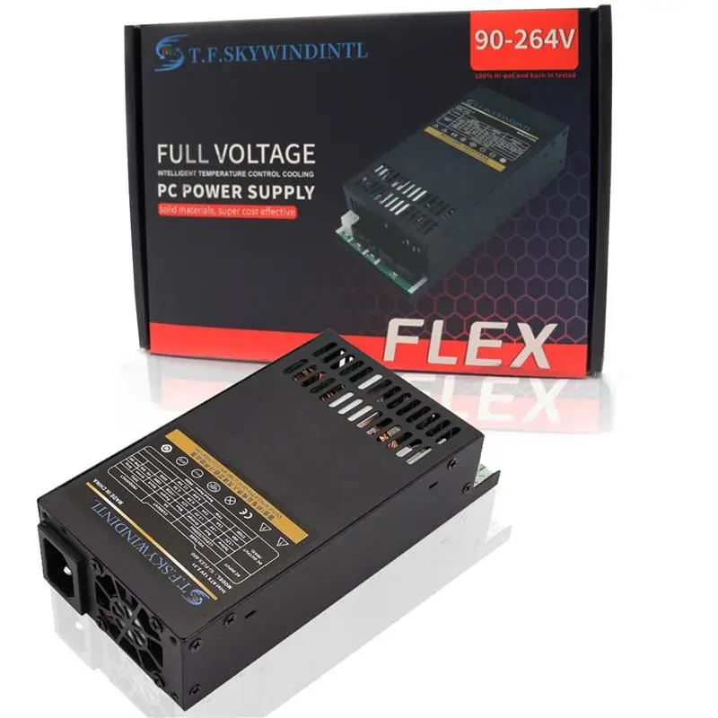 New! Flex 600W Modular Power Supply Small 1U Computer PSU Flex-ATX 500W for ITX mini PC Active PFC For POS AIO desktop 110V 220V