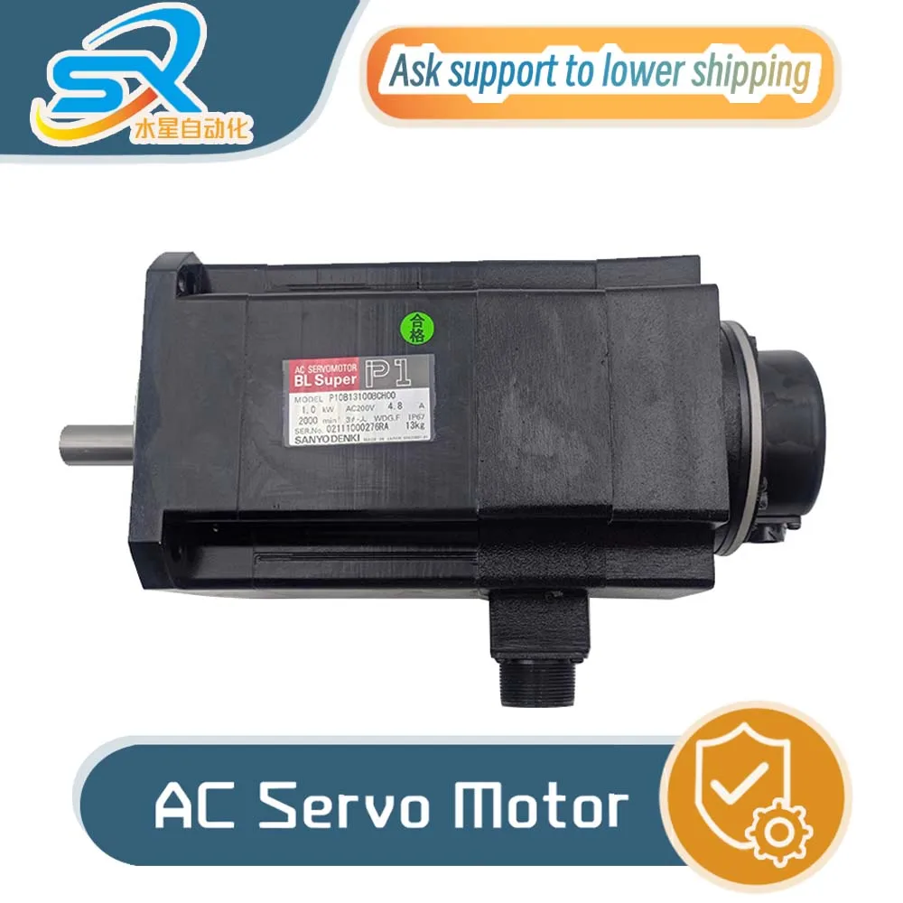 100% Test OK Sanyo Servo Motor P10B13100BCH00 1000w Quality assurance and reliable procurement Please inquire price