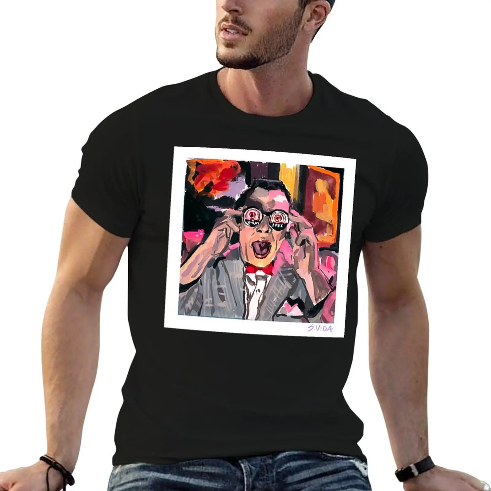 Pee-wees-playhouse, 80s, jambi, peewee, pee wee herman, pee wees big adventure T-Shirt Comfort Stretch Tee Shirt