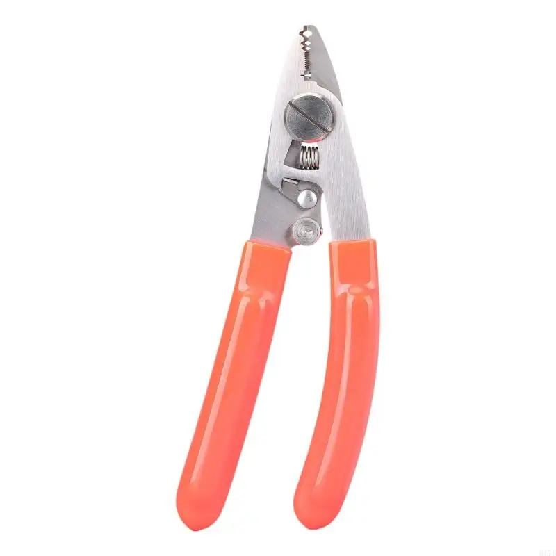 

M17B 4 Jaw Fiber Optics Kevlars Cutter Stainless Steel Plier Spring Loadeds Safety Lock Mechanism