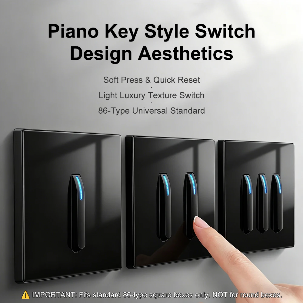 Home Office In Uk - Luxury Black Tempered Glass Piano Key