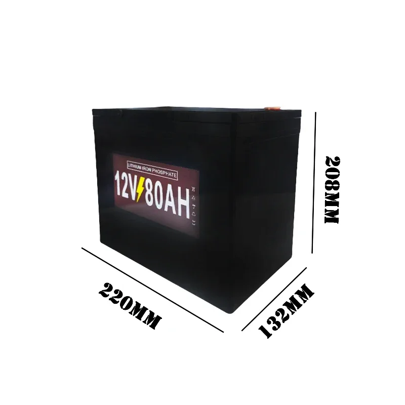 12V 120AH 100AH 80AH lifepo4 battery automatic ignition car starter power supply 12.8V E-Boat RV solar portable charging pack AA