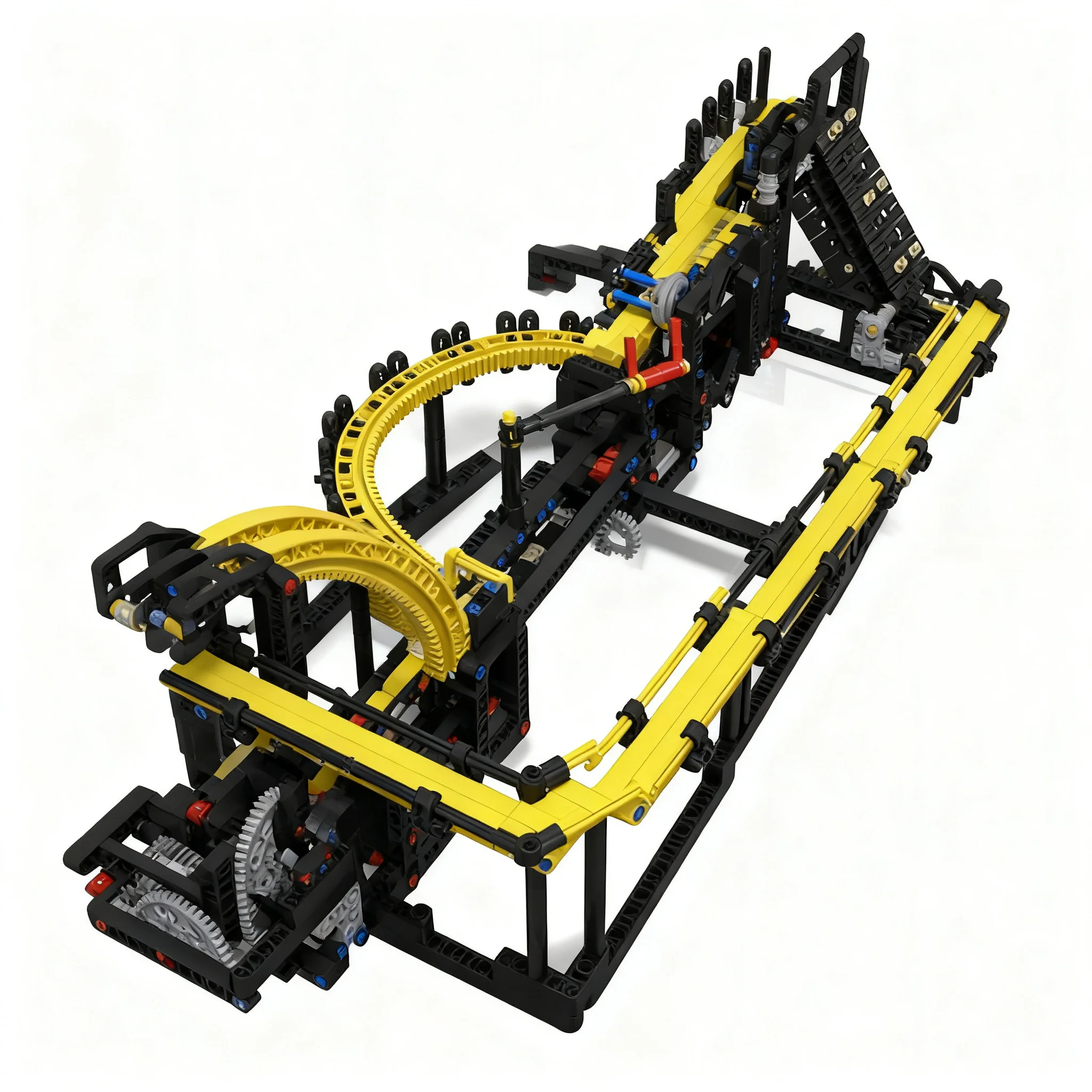 792pcs MOC Technical GBC Half moon conveyor belt Model Building Blocks Christmas Gift DIY Craft Collection Creative Assemble Art