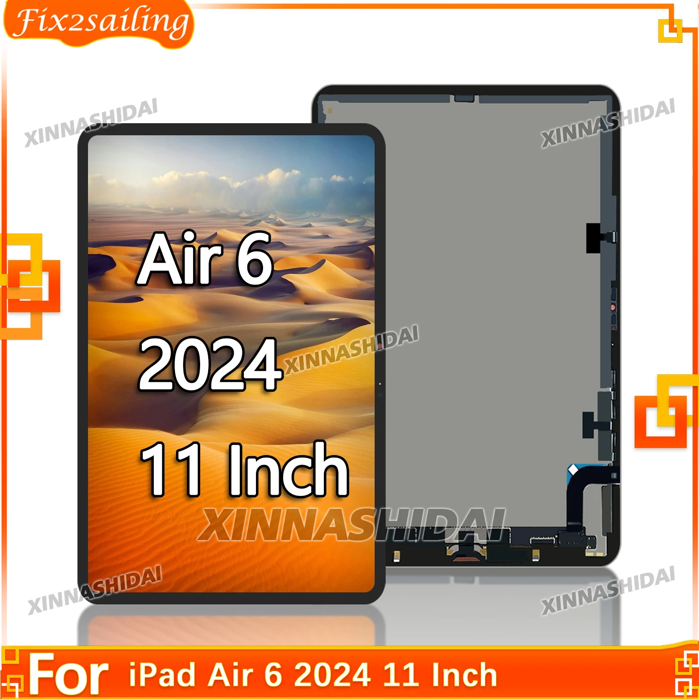 

11"AAA+++ LCD Display Replacement For iPad Air 2024 Air 6 2024 6th Gen A2902 LCD Touch Digitizer Assembly Screen Repair Parts