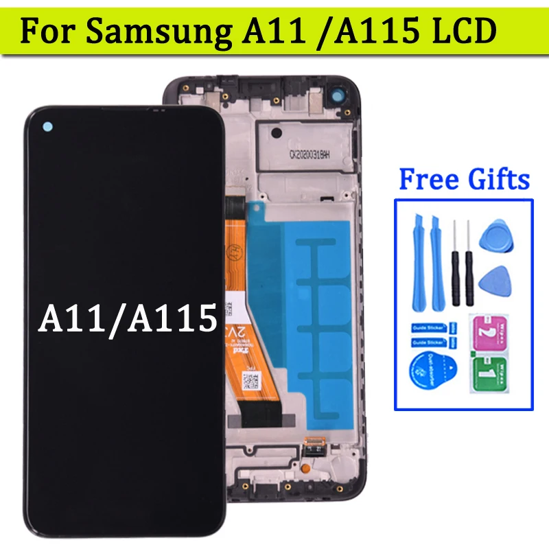 For Samsung A11 A115 SM-A115F LCD Display With Touch Screen Digitizer Assembly for Samsung SM-A115F/DS lcd screen