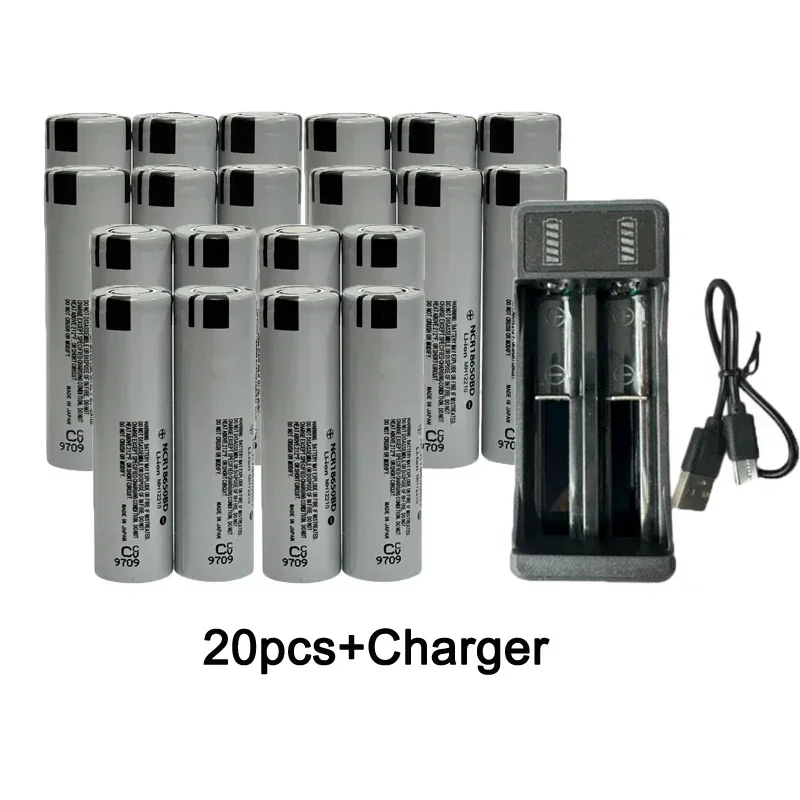 NRC18650BD 3.7v Rechargeable lithium Battery 3200mAh 25A 18650Battery Lithium Ion Power Battery for electric tool