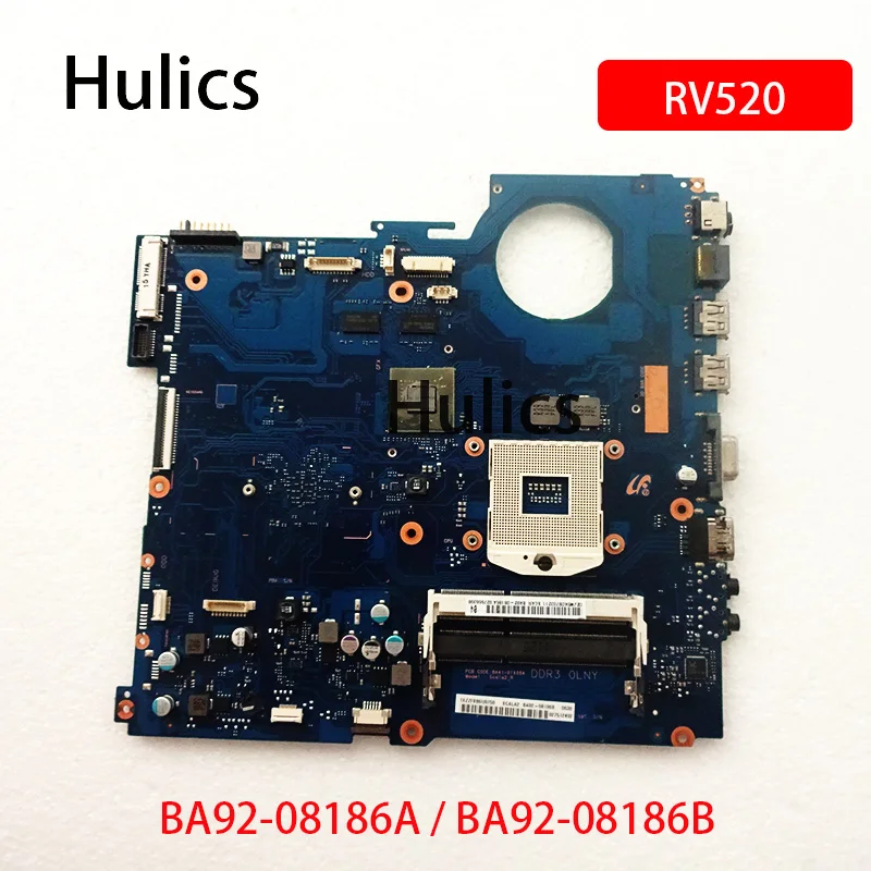 

Hulics Used For Samsung RV520 NP-RV520 Laptop Motherboard BA92-08186A BA92-08186B HM65 N12P-GV-S-A1 GT520M 1GB Main Board