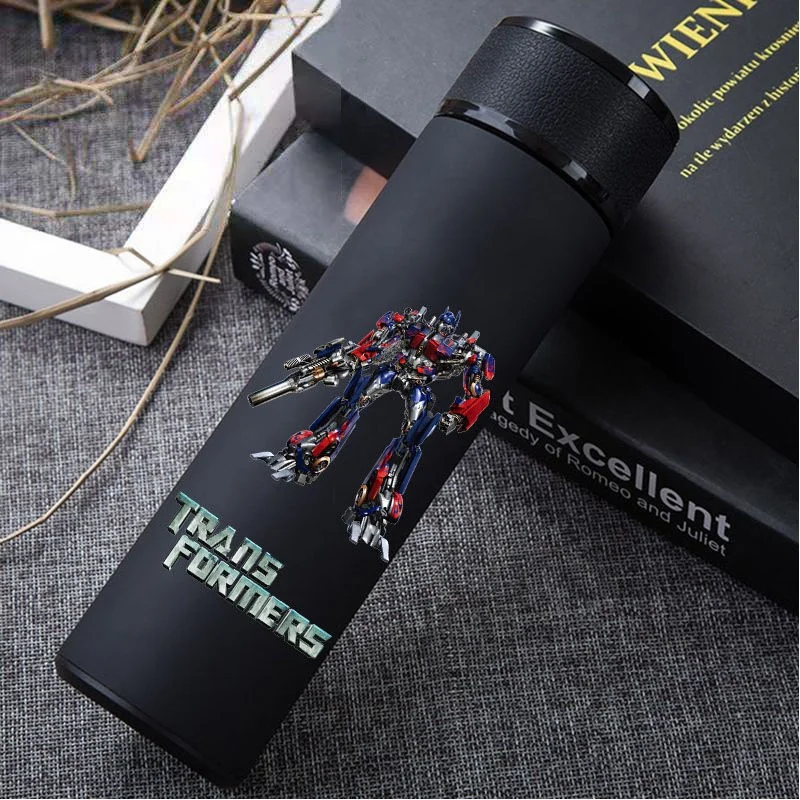 New 304 Stainless Steel Marvel Hero Thermos Iron Man Captain America Spider Man Water Cup Men'S Winter Health Cup  Birthday Gift