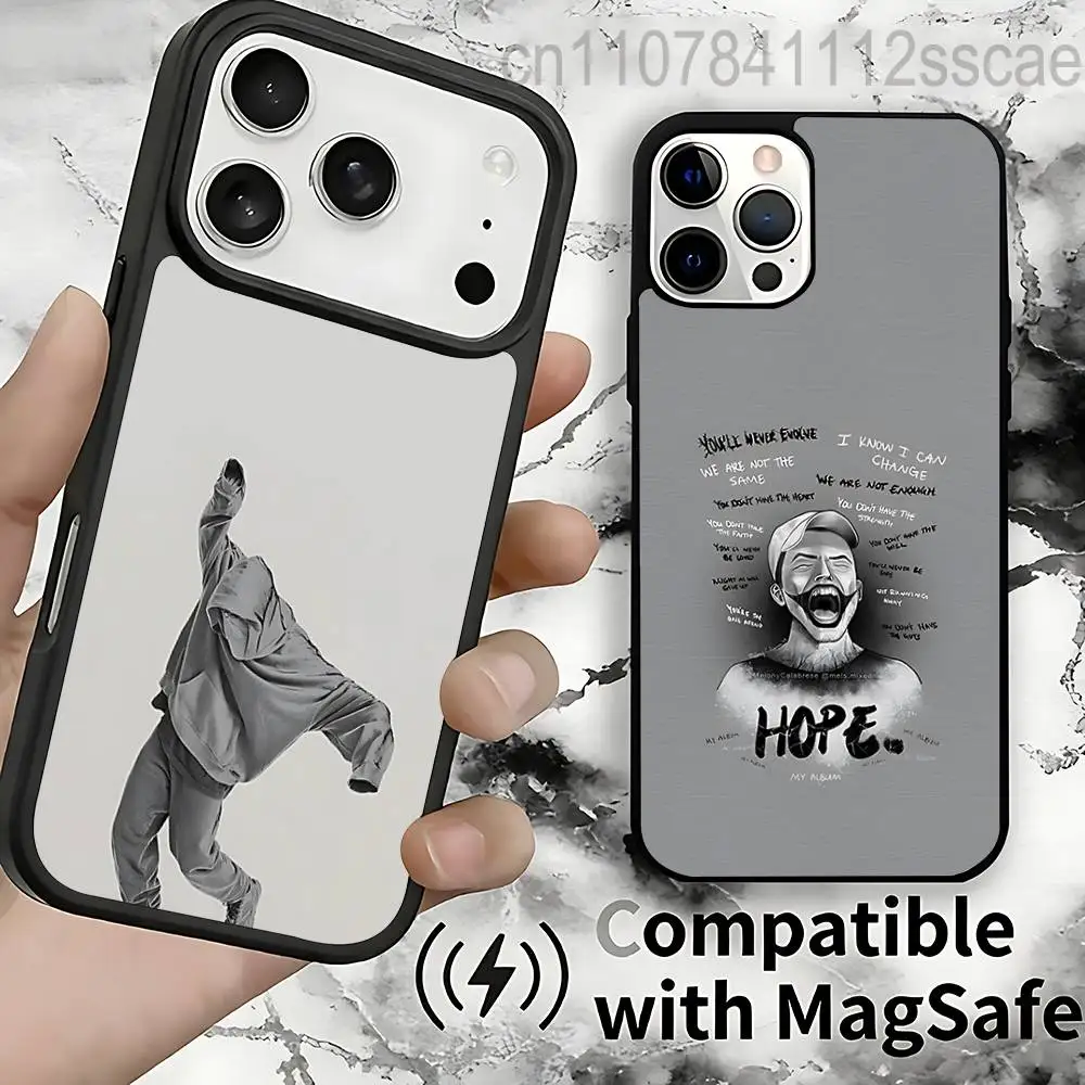 

Магнитный чехол для телефона HOPE N-NF Rapper для iPhone 14, 16, 17, 13, 12, 11, 15 Pro Max Plus, чехол для беспроводной зарядки Magsafe