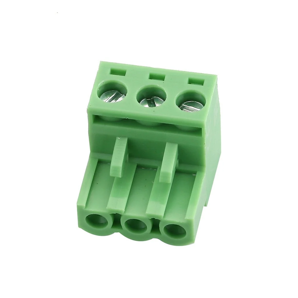 Immagine 6: Spedizione Gratuita 10 Set Connettore HT5.08 3 Pin ad Angolo Retto 300V 10A Passo 5.08mm Blocco Terminale a Vite per PCB