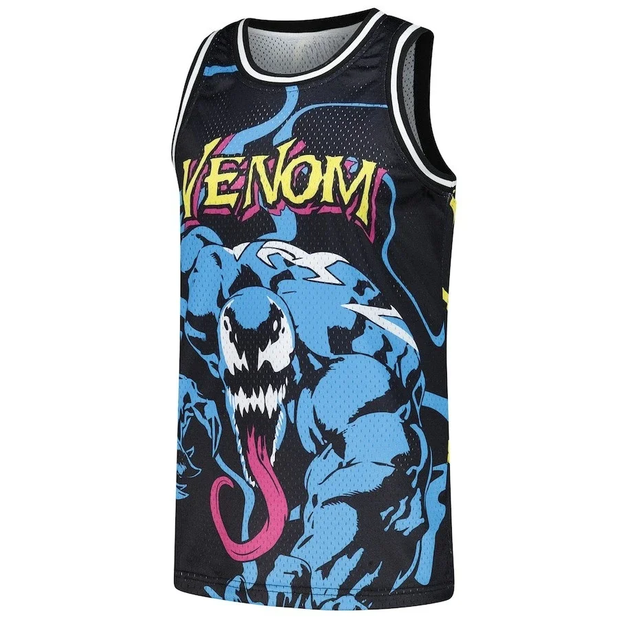 

2025 best-selling new 3D printed superhero basketball jersey for men and women, quick-drying shirt, breathable T-shirt, and vest
