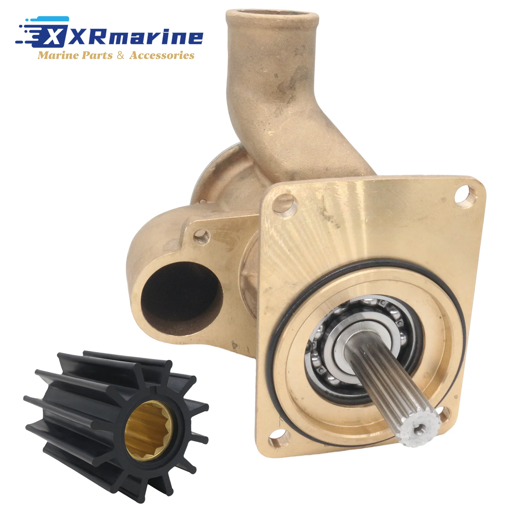 119574-42500 Sea Water Pump w/ Impeller 119574-42550 Fits for Yanmar Marine Engine Pumps 6LY2 Series 119574-42501 119574-42502