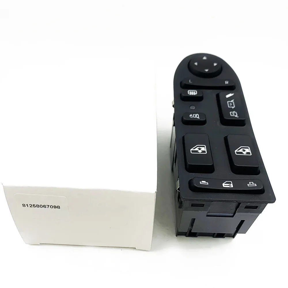 OE: 81258067098 81258067087 81259356749 81258067074 Truck Power Window Lifter Switch Front Left (Driving Side) for MAN TGA TGX