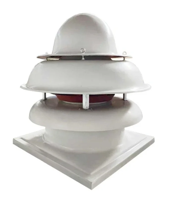 Fiberglass Corrosion Resistant Roof Ventilator Explosion Proof Centrifugal Exhaust Fan For Factory Smoke And Heat Dissipation