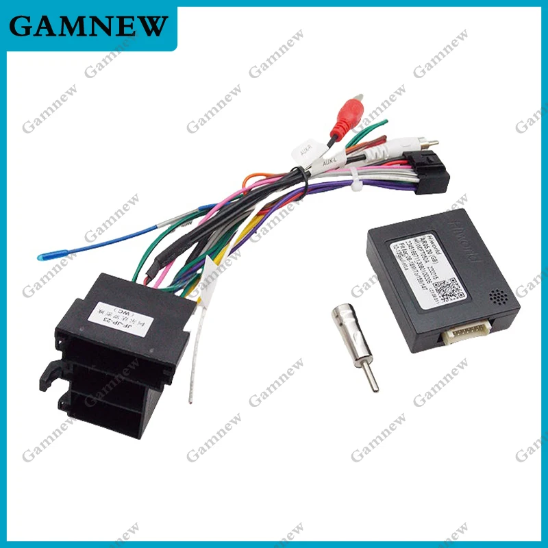 16Pin Car Wiring Harness Adapter Canbus Box Decoder Android Radio Power Cable For Alfa Romeo Giulietta Mito 159 147