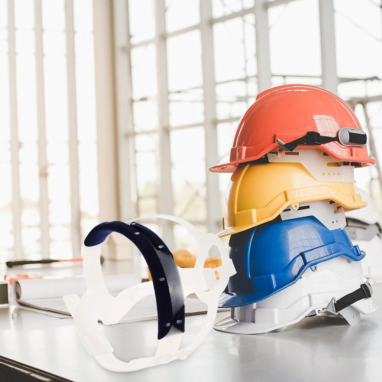 

Hat Liner Replacement Sturdy Impact Resistant Hard Hat Suspension Lightweight Breathable Comfortable Pe